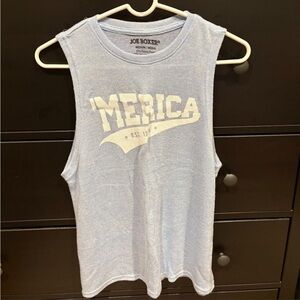 Joe Boxer Blue Sleeveless Tank Top